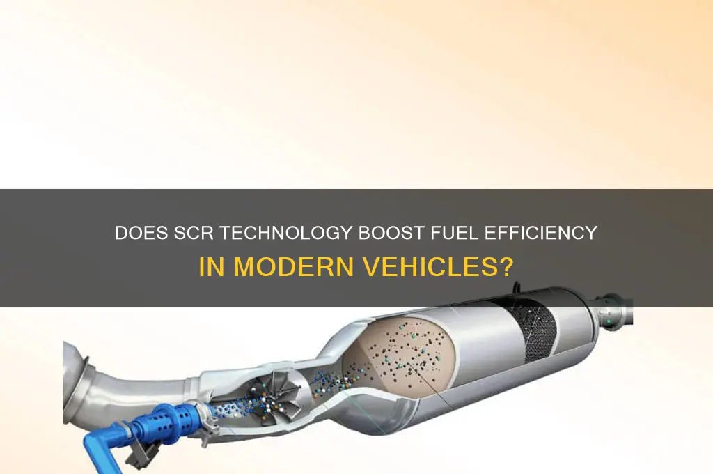 does scr improve fuel economy