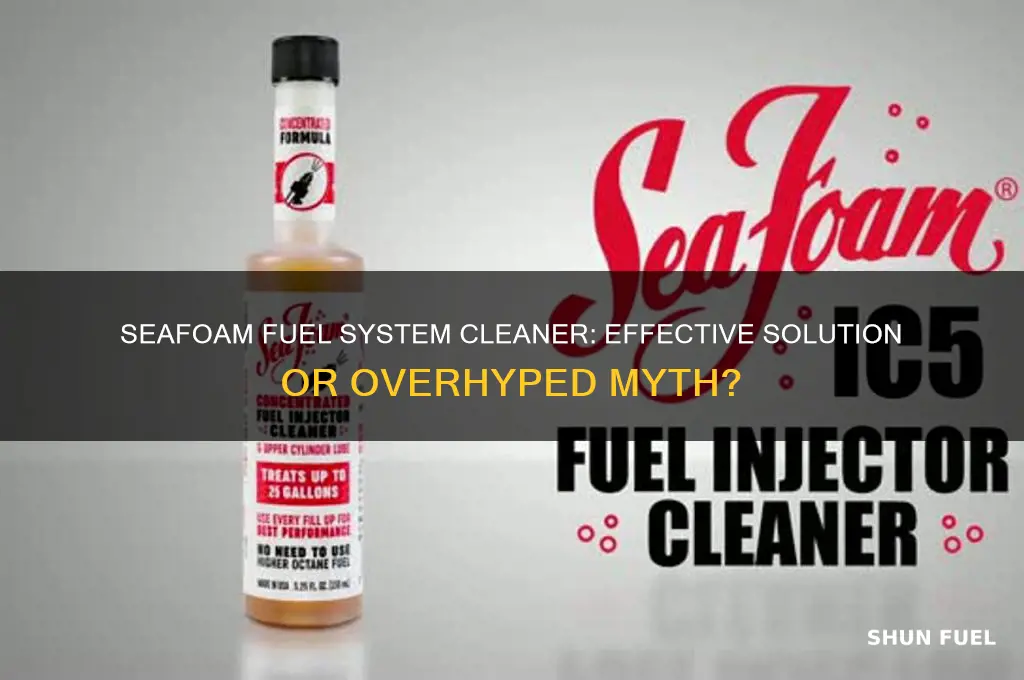 does seafoam clean fuel system
