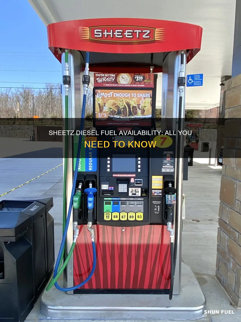 does sheetz sell diesel fuel