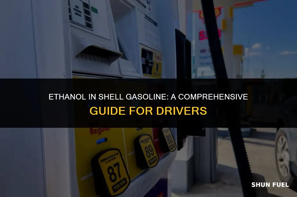 does shell gasoline contain ethanol