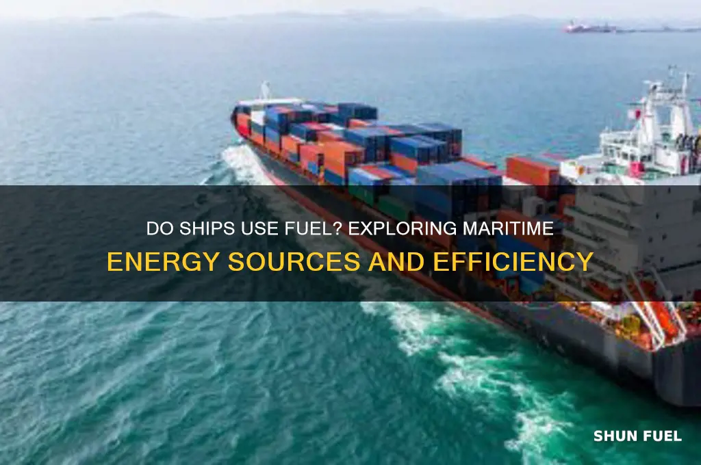 does ship use fuel