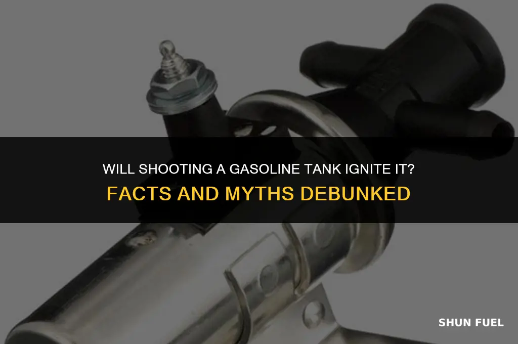 does shooting a gasoline tank cause it to catch fire