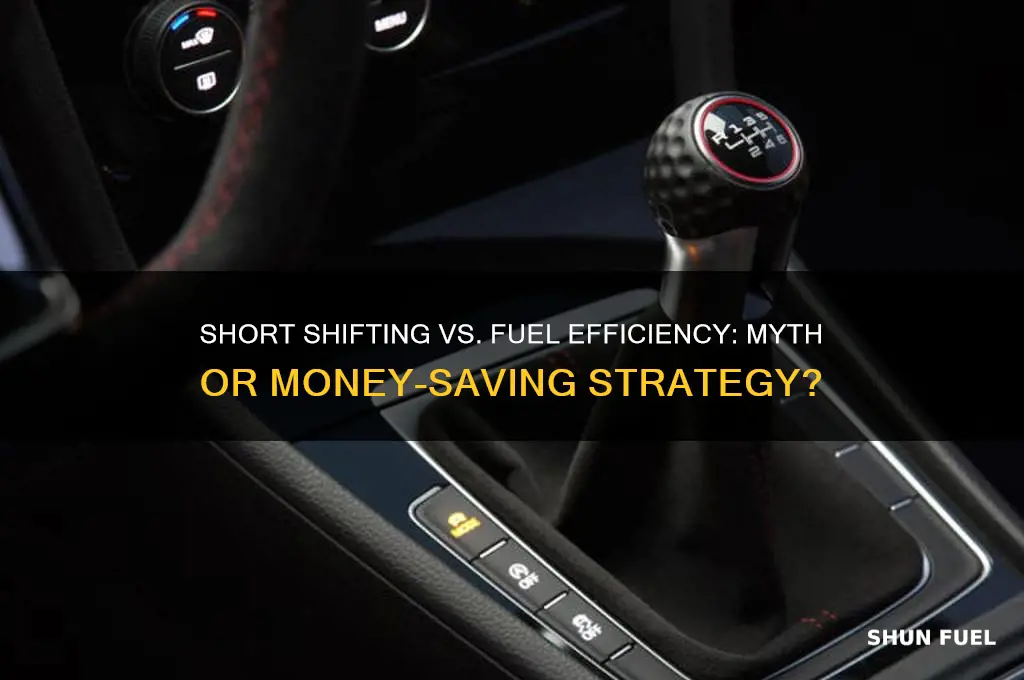 does short shifting save fuel