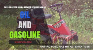 Snapper Riding Mower: The Truth About Oil and Gasoline Mixture