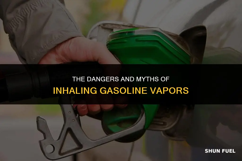 does sniffing gasoline make you high