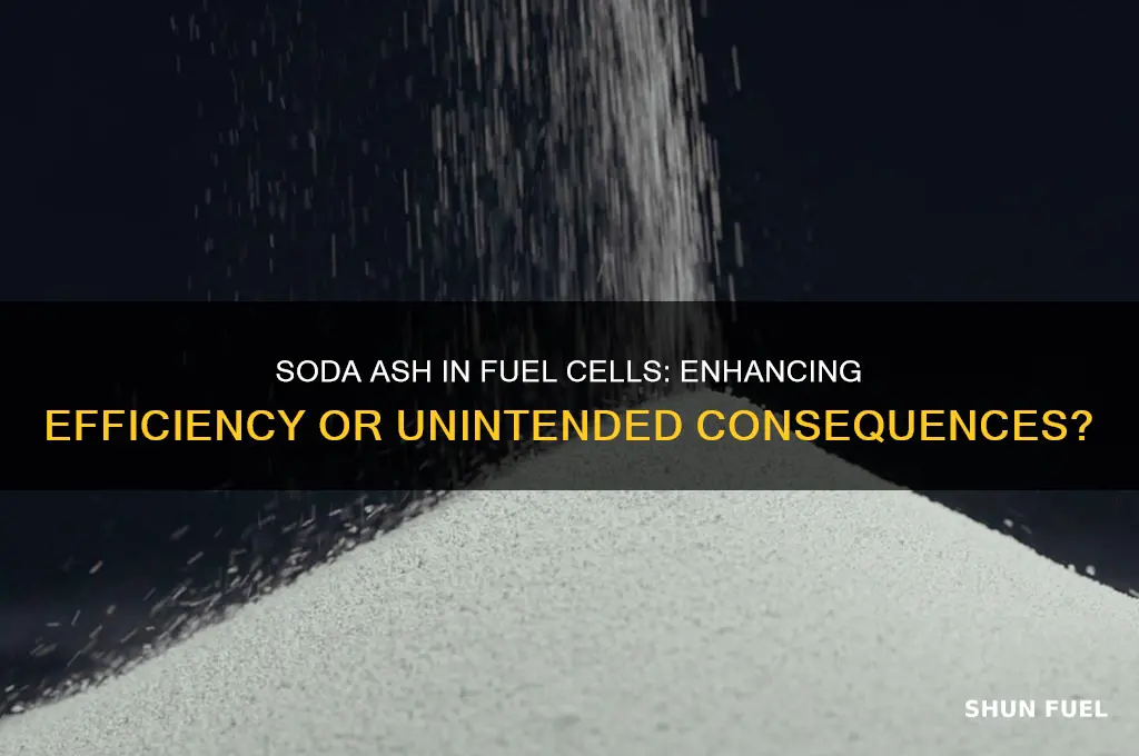 does soda ash used in fuel cells