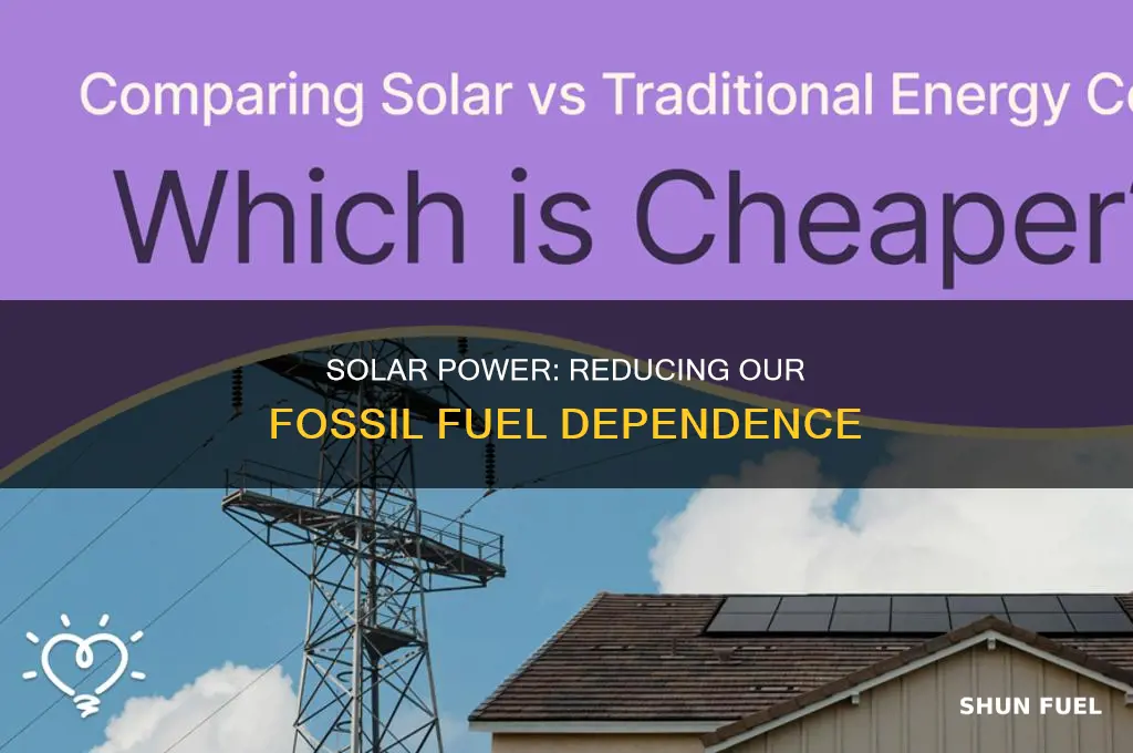 does solar energy reduce fossil fuels