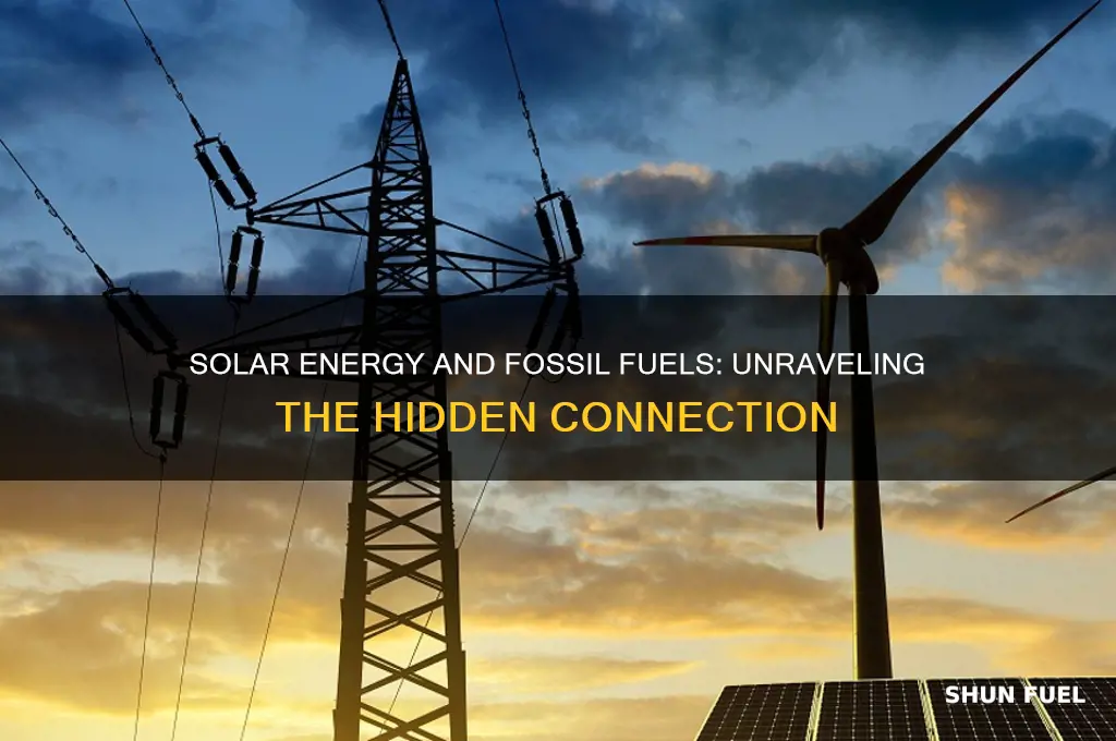 does solar energy use fossil fuels
