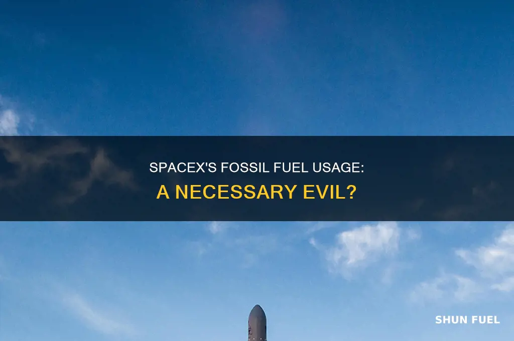 does spacex use fossil fuels