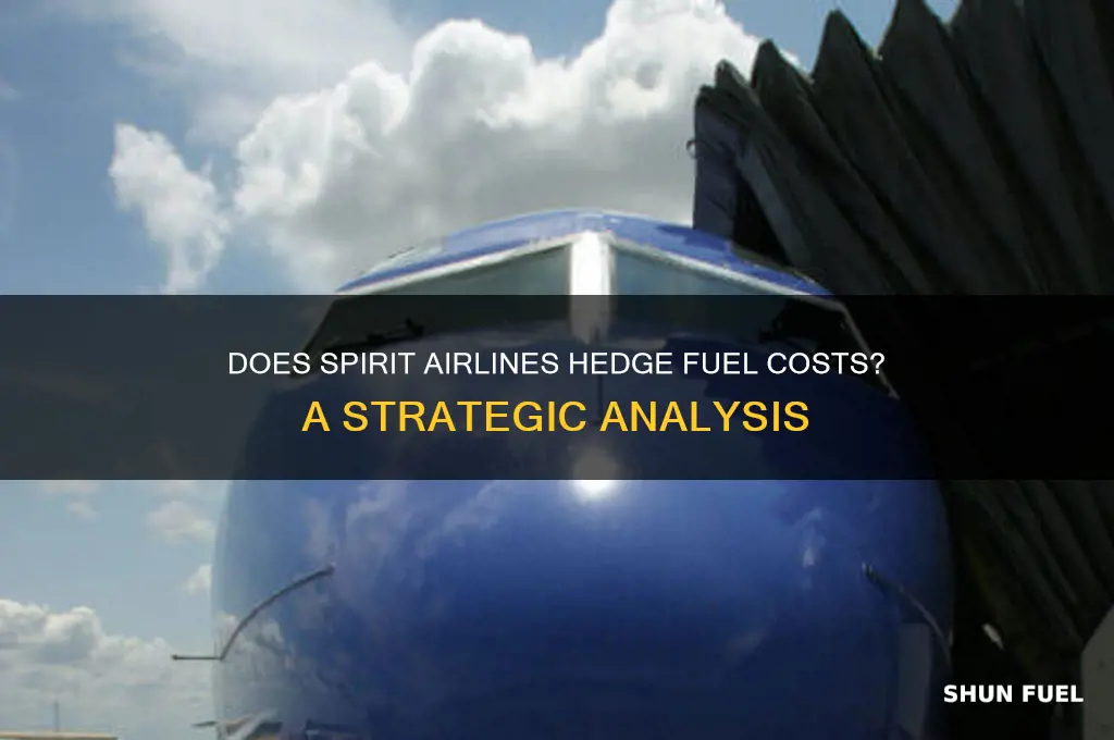 does spirit airlines hedge fuel