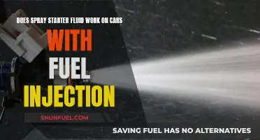 Fuel Injection Cars: Using Starter Fluid Spray
