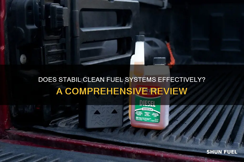 does stabil clean fuel system