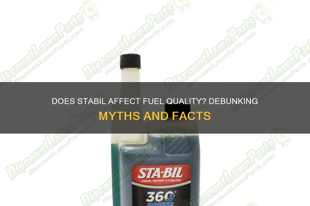 does stabil lower fuel quality