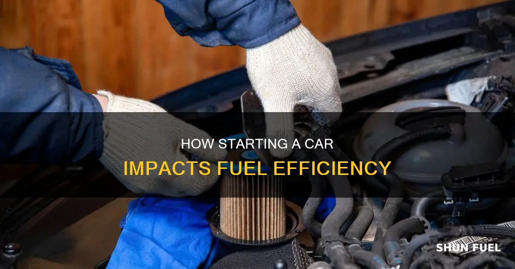 does starting a car use more fuel