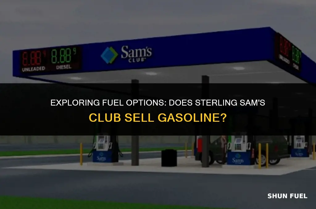does sterling sams club sell gasoline