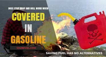 Does Stop, Drop, and Roll Work When Covered in Gasoline?
