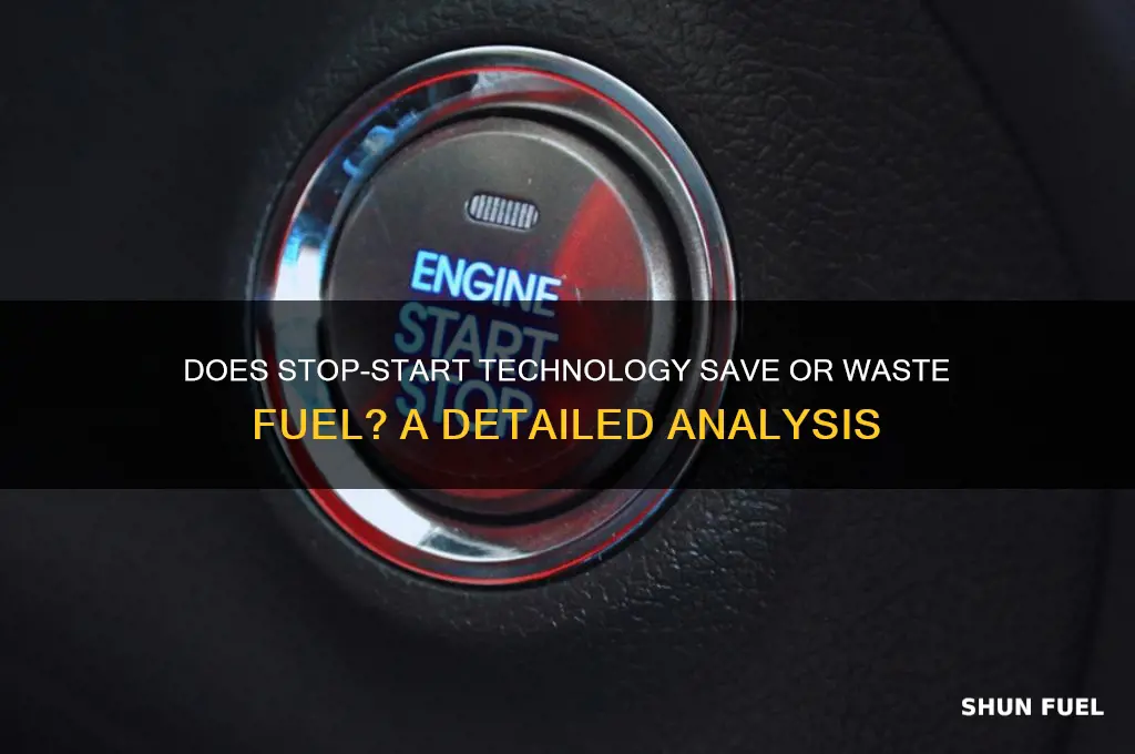 does stop start waste fuel