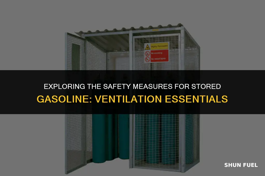 does stored gasoline need to be vented