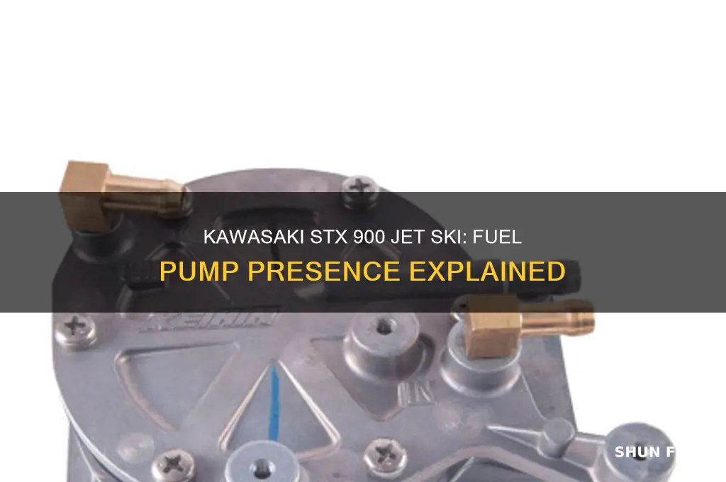 does stx 900 kawasaki jet ski have a fuel pump