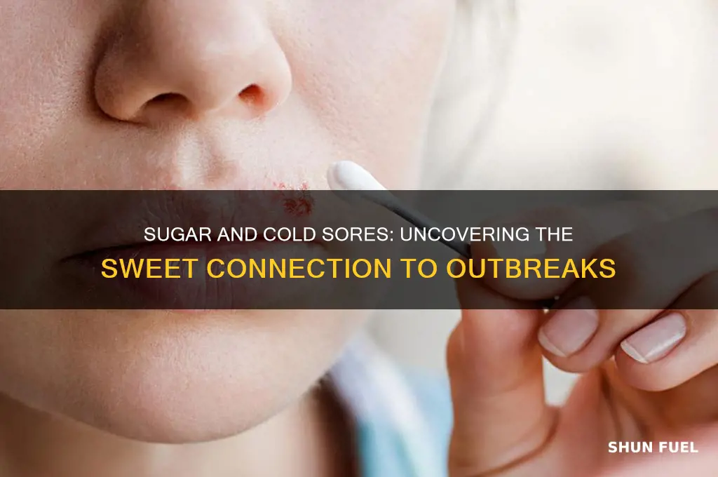 does sugar fuel cold sores