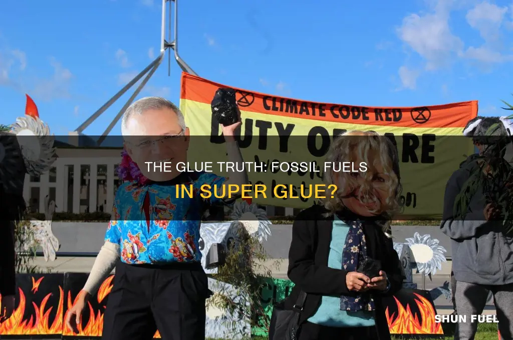does super glue contain fossil fuels