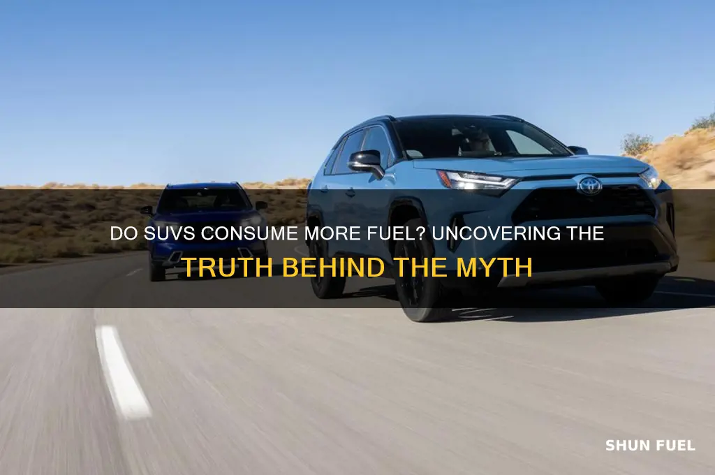 does suv consume more fuel
