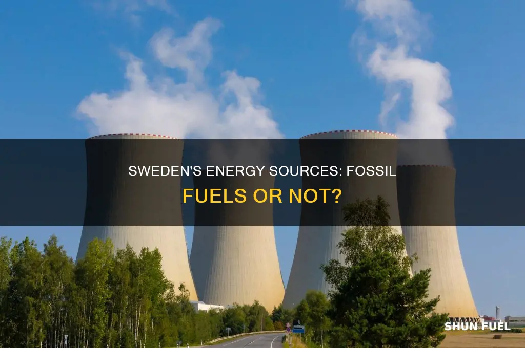 does sweden use fossil fuels