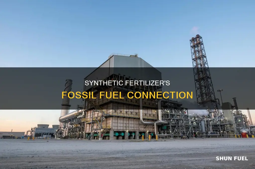 does synthetic fertilizer use fossil fuel