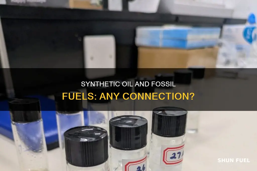 does synthetic oil use fossil fuels