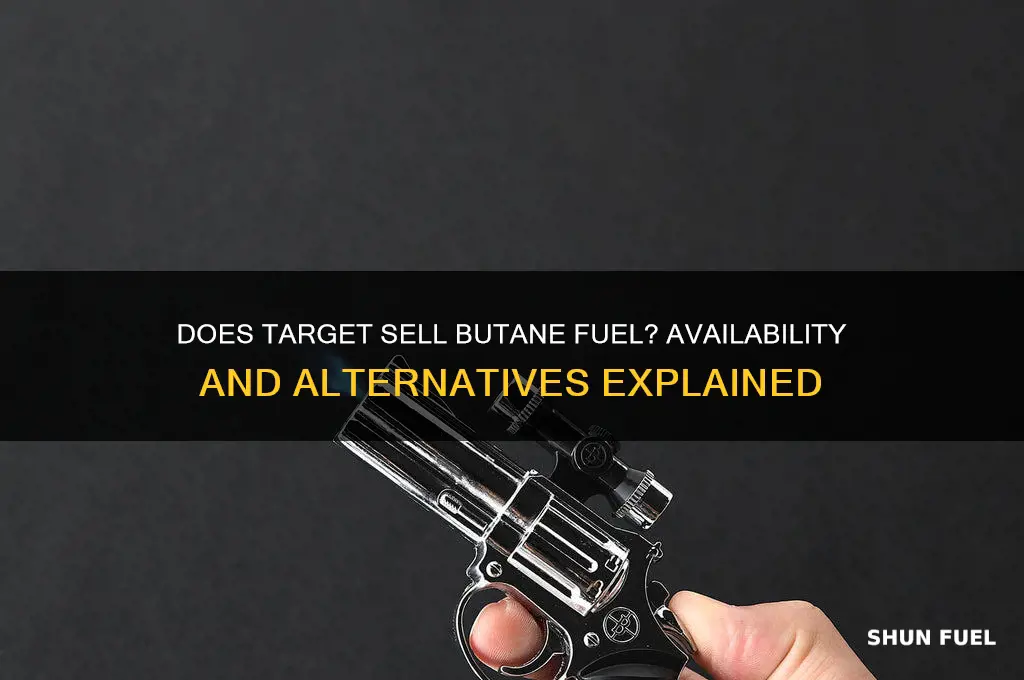 does target carry butane fuel