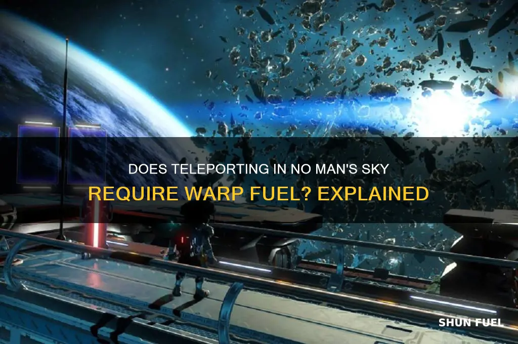 does teleportig use warp fuel nms