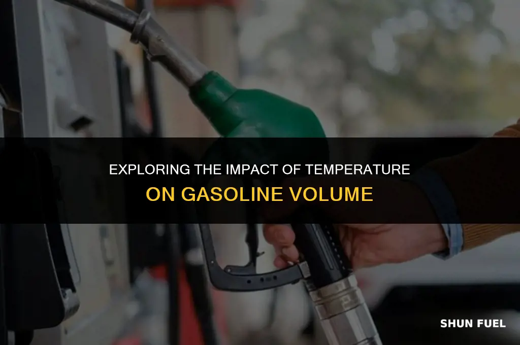 does temperature affect gasoline volume