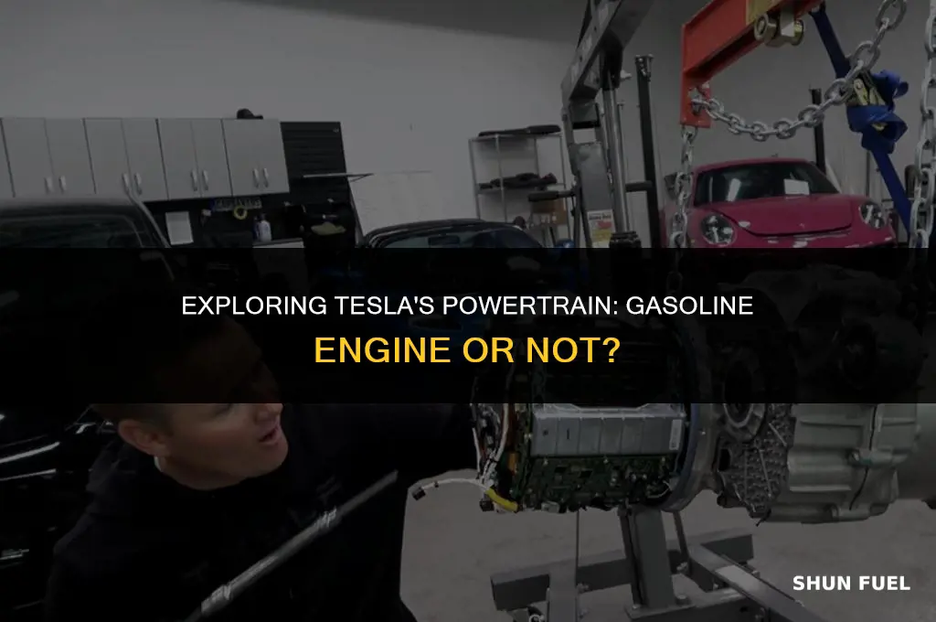does tesla have a gasoline engine