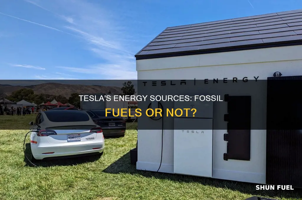 does tesla use fossil fuels