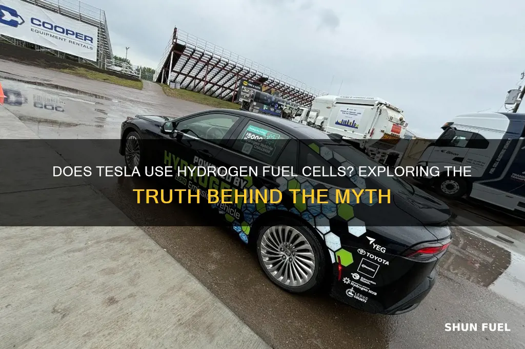 does tesla use hydrogen fuel cells