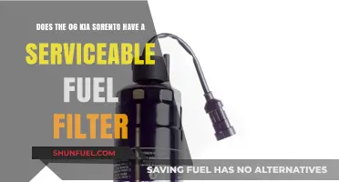 Kia Sorento Fuel Filter: Serviceable or Not?