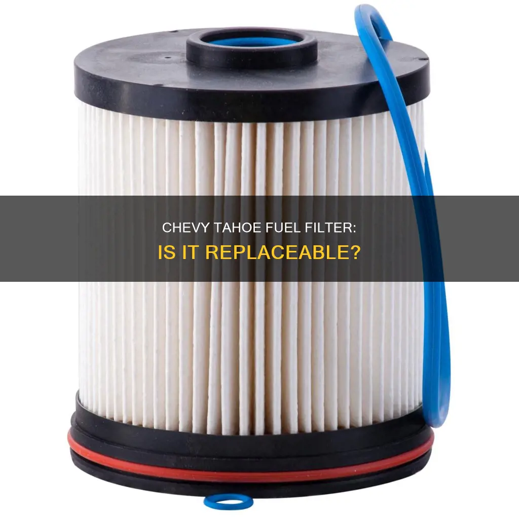 does the 2000 chevy tahoe have a replaceable fuel filter