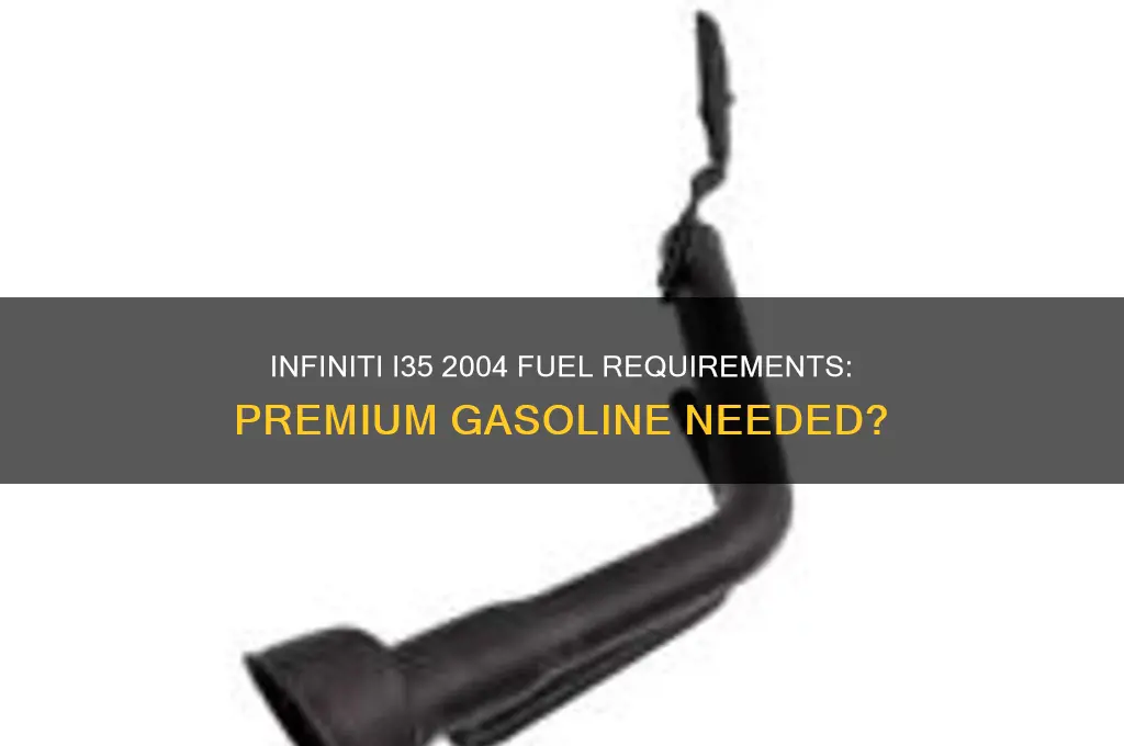 does the 2004 infiniti i35 use premium fuel