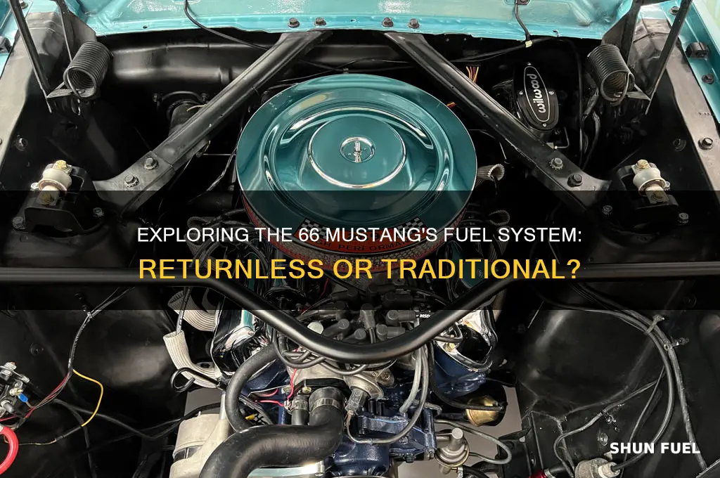 does the 66 mustang use a returnless fuel system