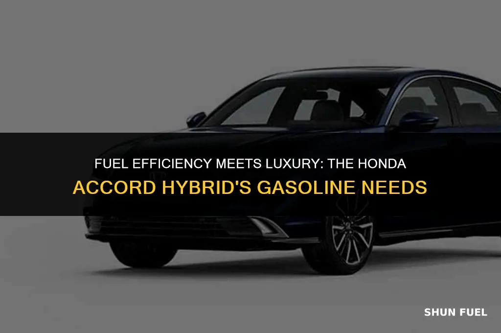 does the accord hybrid require premium gasoline