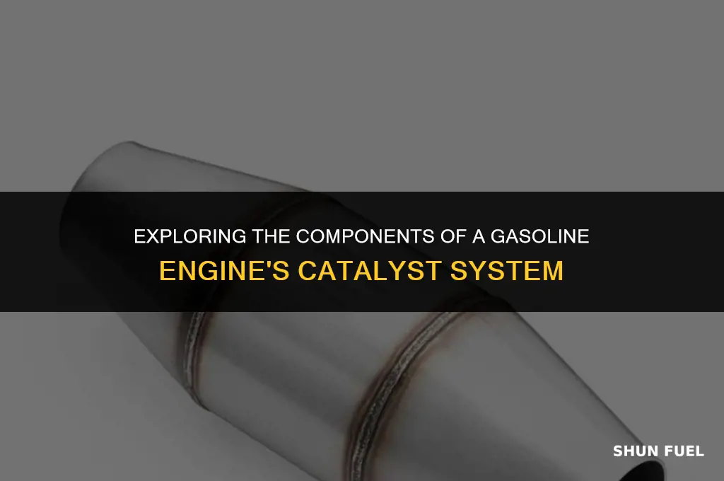 does the catalyst system consist of on a gasoline engine