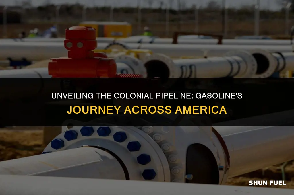 does the colonial pipeline carry gasoline