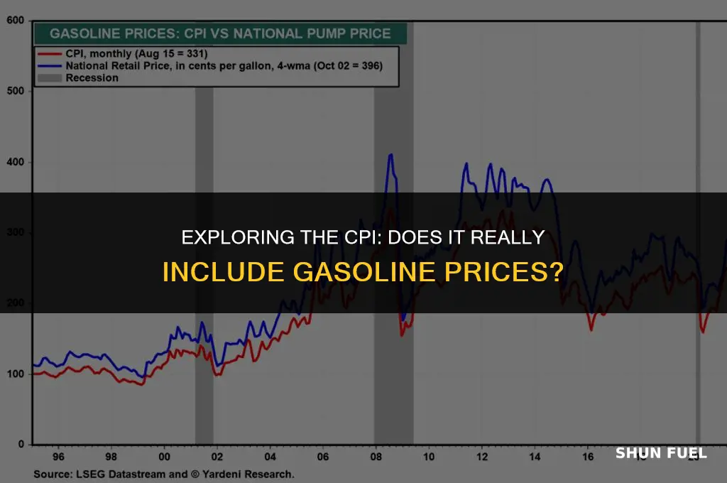 does the cpi include gasoline