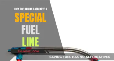 Fuel Line Specialties for the Demon Carb