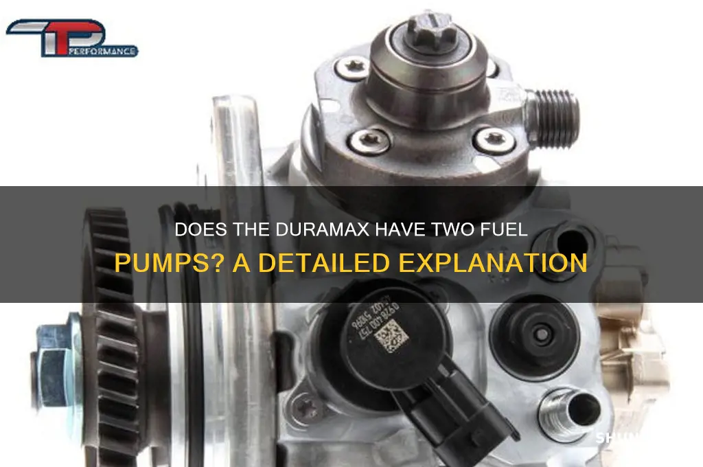 does the duramax have 2 fuel pump