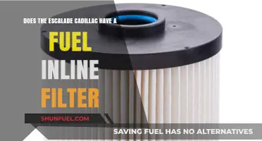 Cadillac Escalade Fuel Filter: Where is it?
