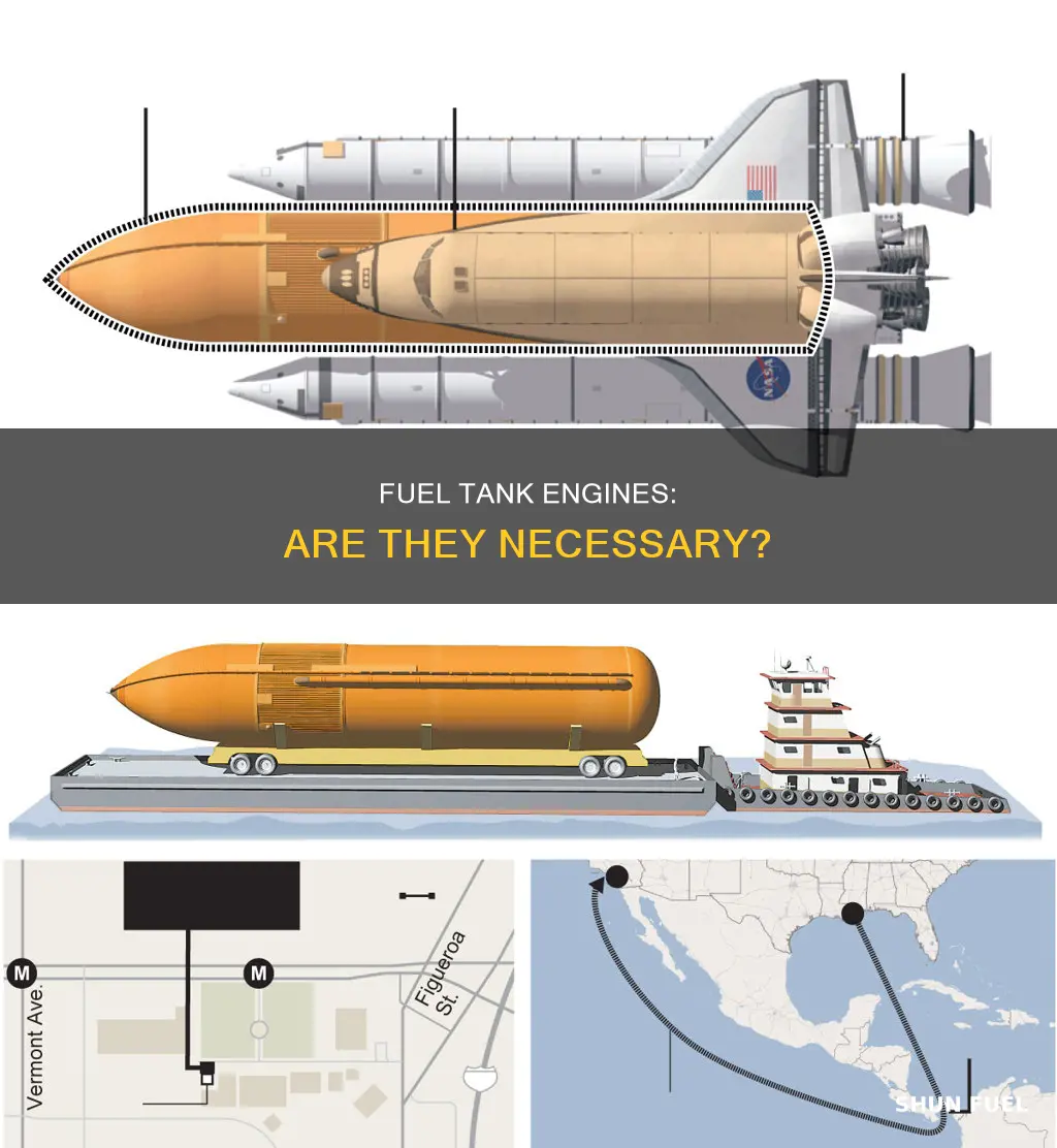 does the external fuel tank have an engine