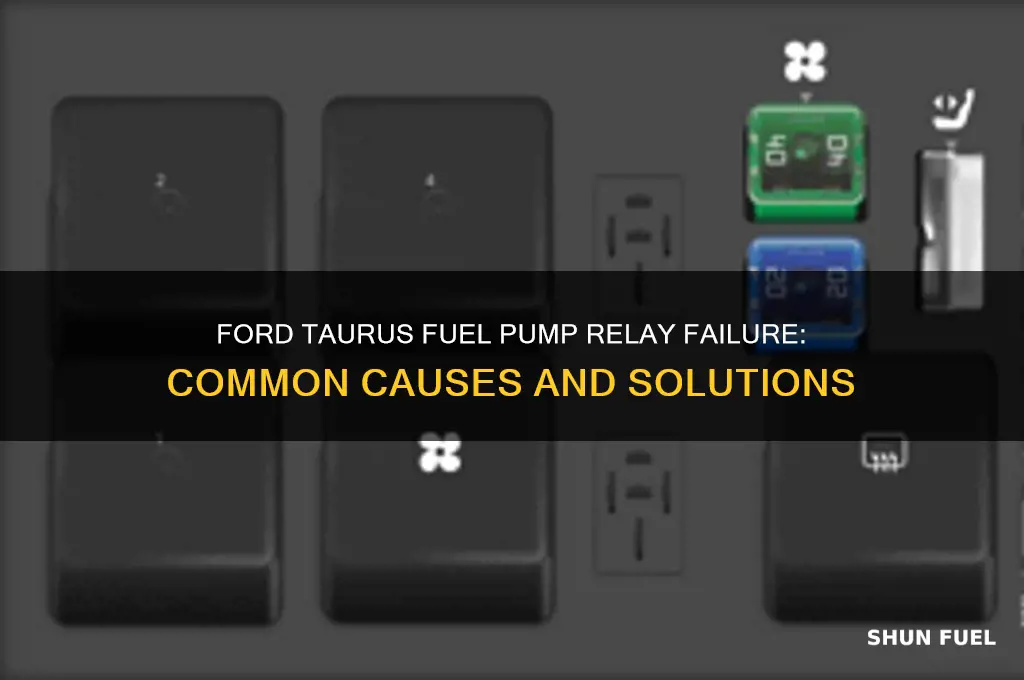 does the ford tauraus fuel pump relay blow