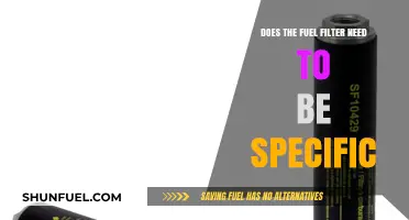 Fuel Filter Specificity: Does it Matter?