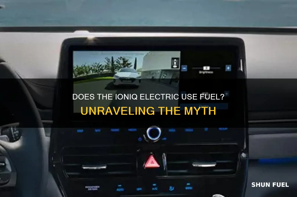 does the ioniq electric use fuel